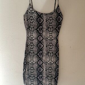 Stylish Snake Print Dress